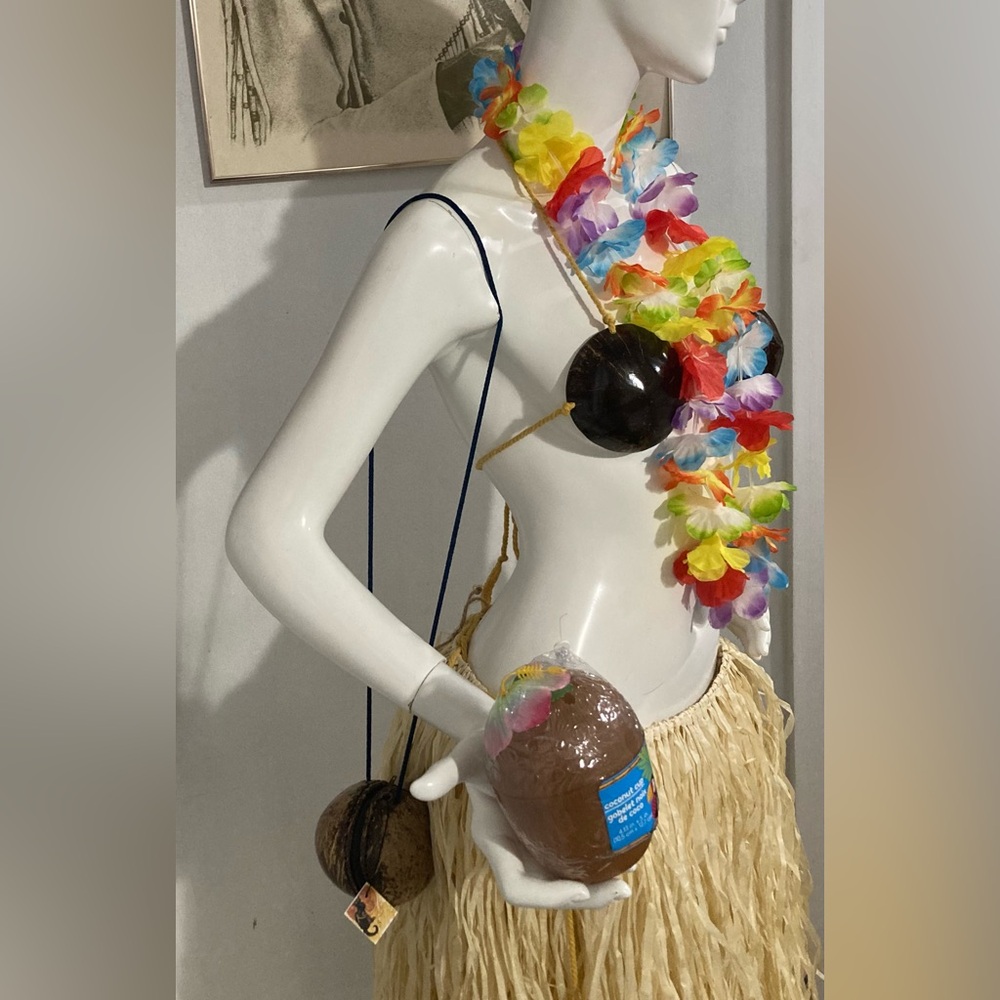 Custom Hawaiian Hula Skirt Costume - Handmade, vintage and upcycled
